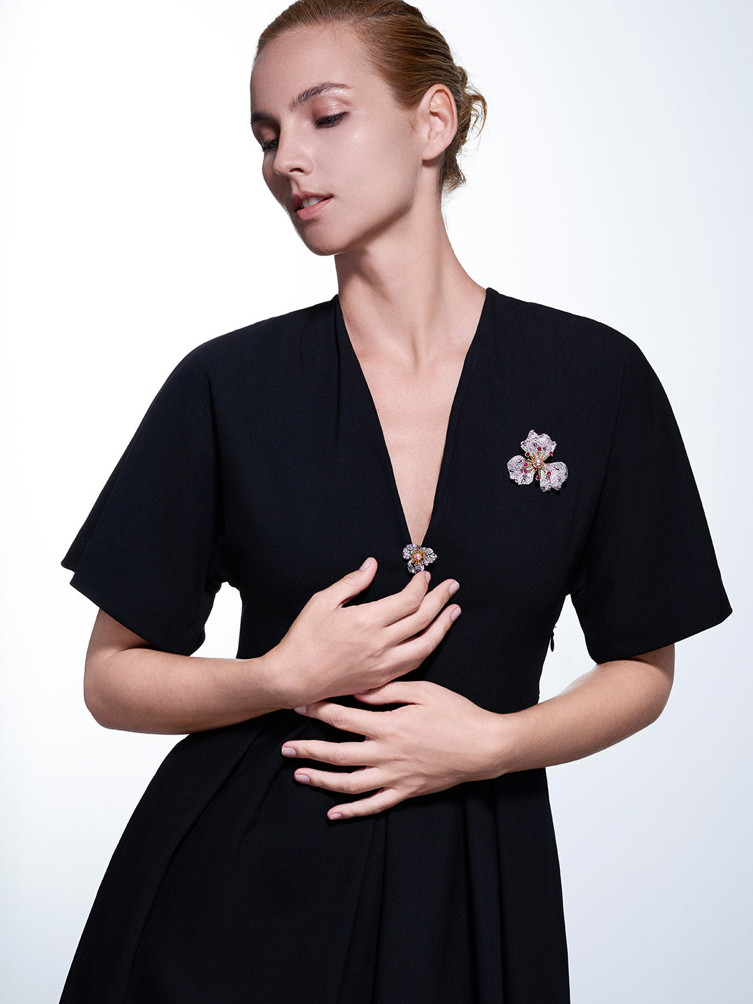 顶级淡水珍珠胸针 WC00131