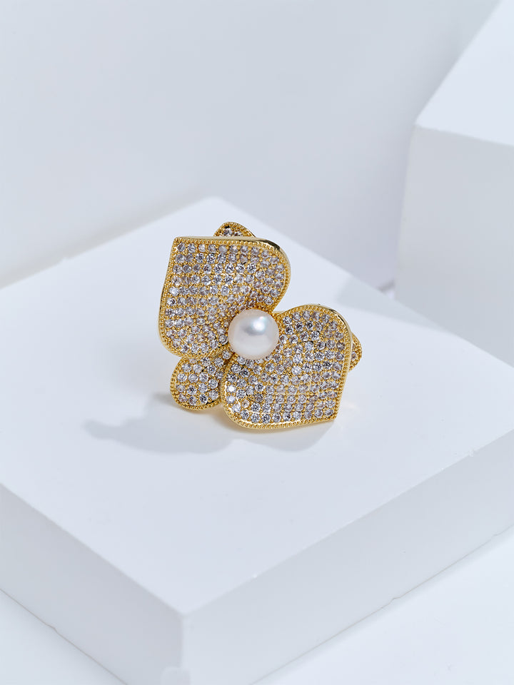 Broche en perle d&
