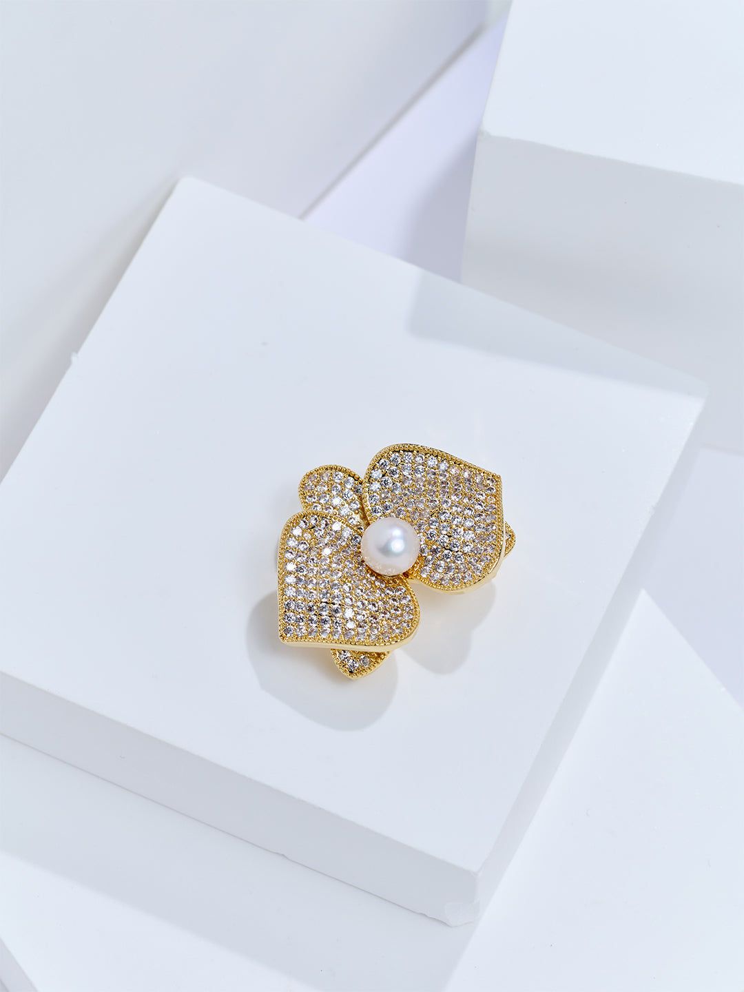 Broche en perle d&