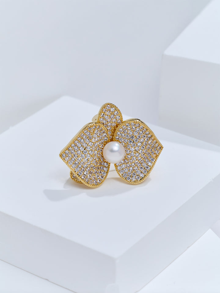 Broche en perle d&
