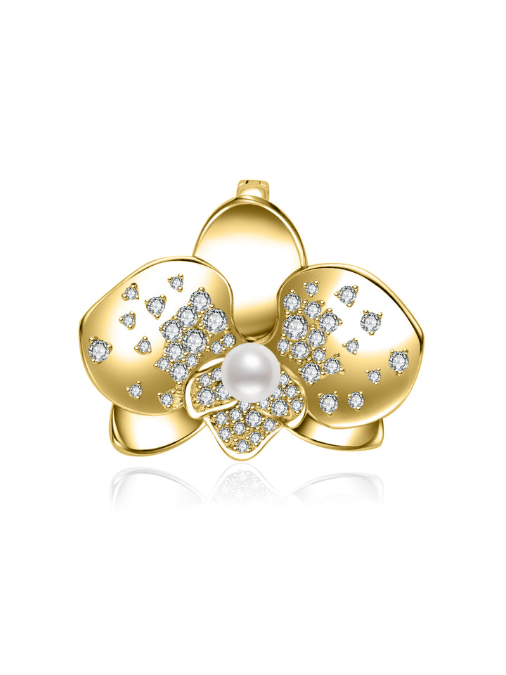 Top Grade Freshwater Pearl Brooch WC00139 | ORCHID