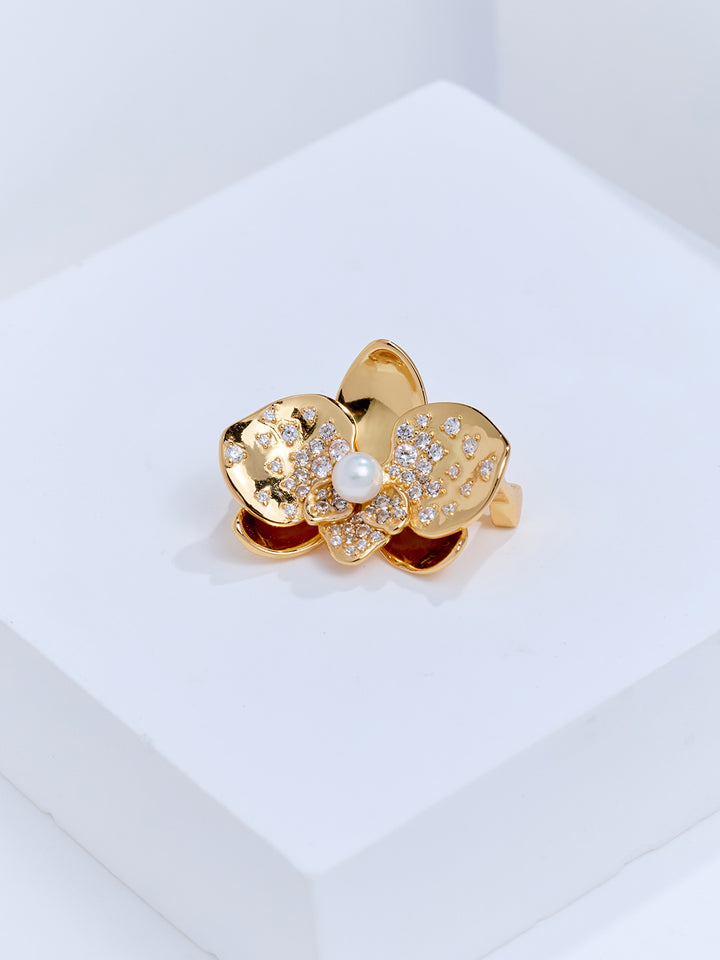 Top Grade Freshwater Pearl Brooch WC00139 | ORCHID