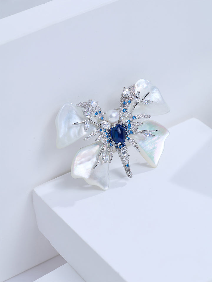 Top Grade Freshwater Pearl Brooch WC00142 | BUTTERFLY