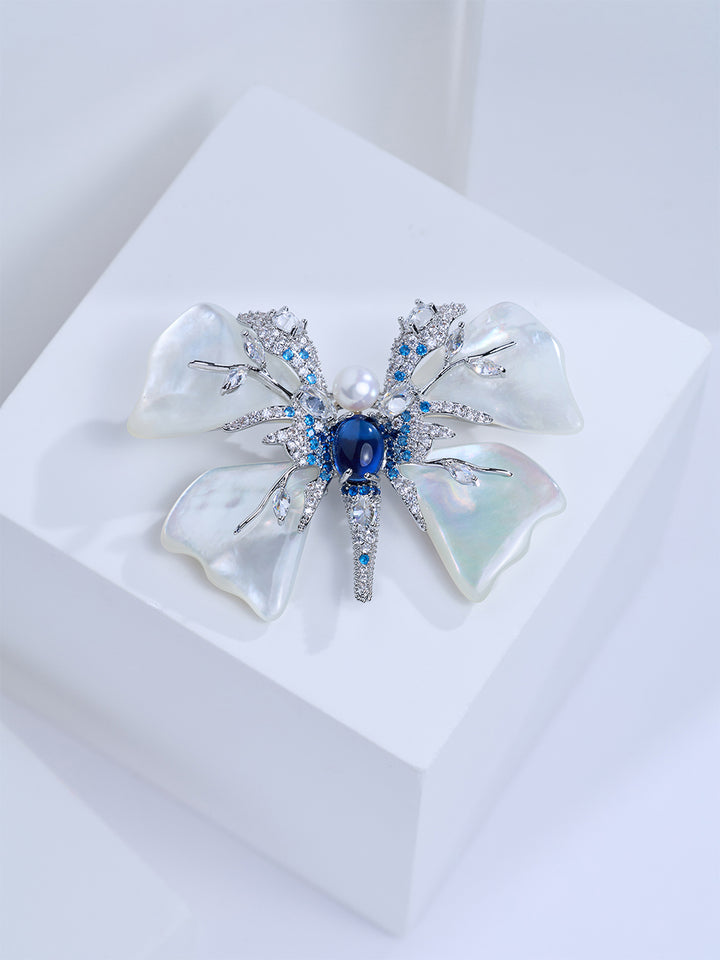 Top Grade Freshwater Pearl Brooch WC00142 | BUTTERFLY