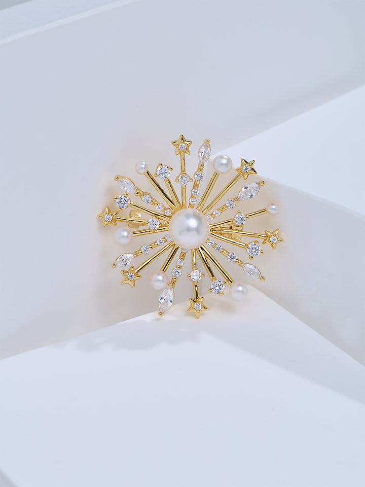 Top Grade Freshwater Pearl Brooch WC00143 | STARRY