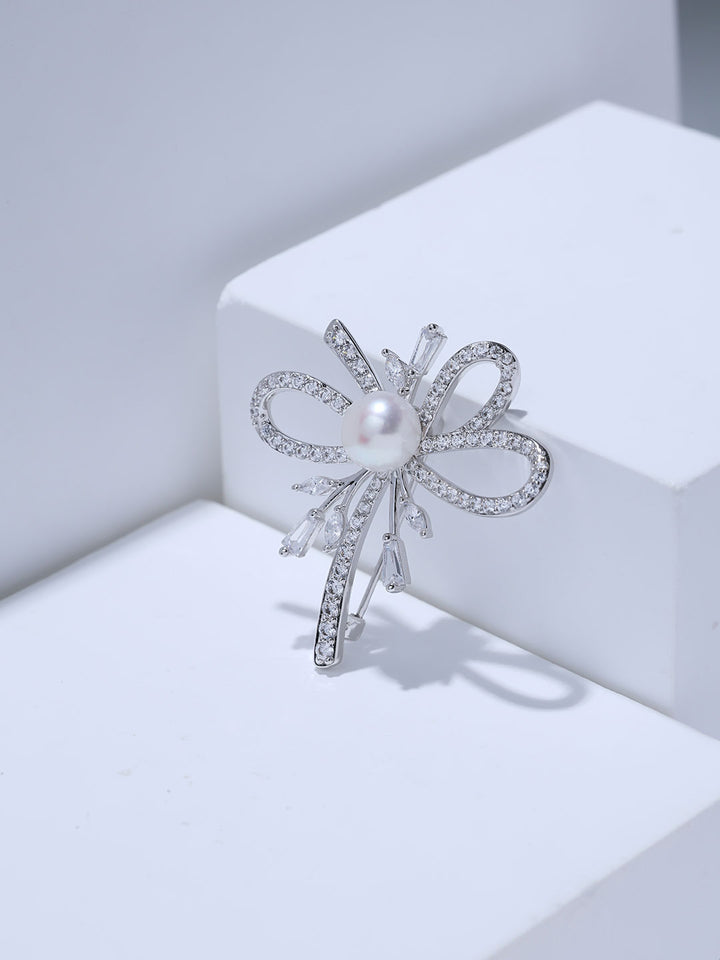 Top Grade Freshwater Pearl Brooch WC00154 | RIBBON