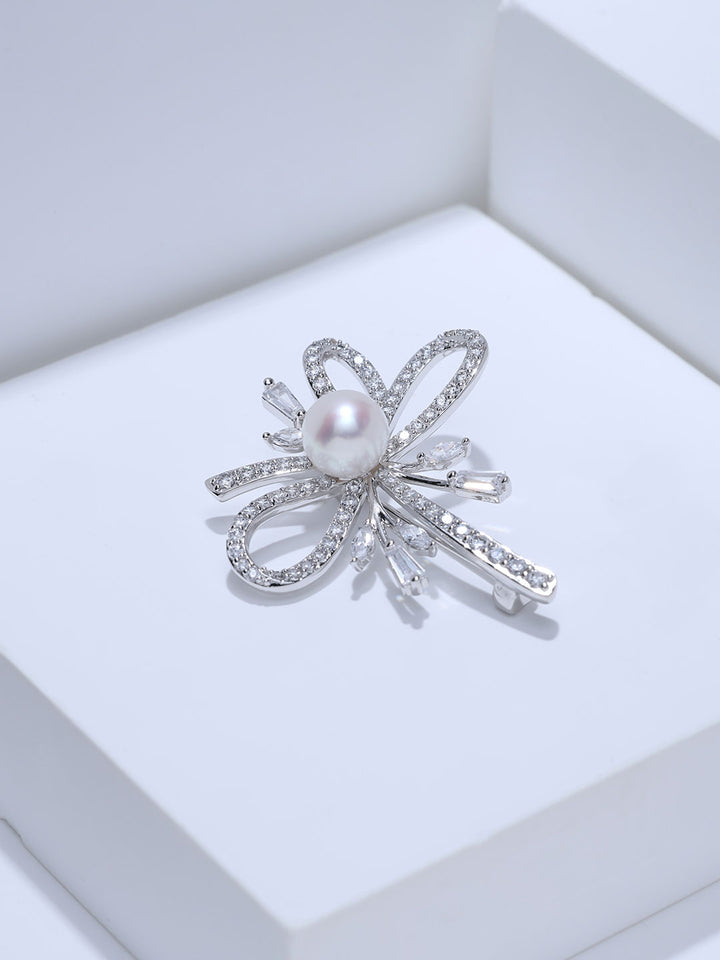 Top Grade Freshwater Pearl Brooch WC00154 | RIBBON