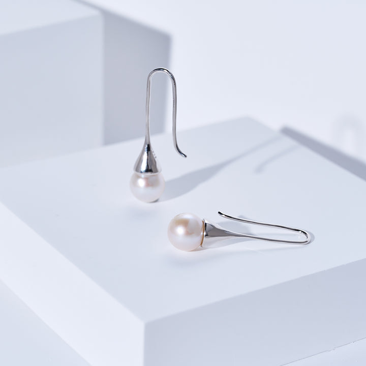 優雅淡水珍珠耳環 WE00033