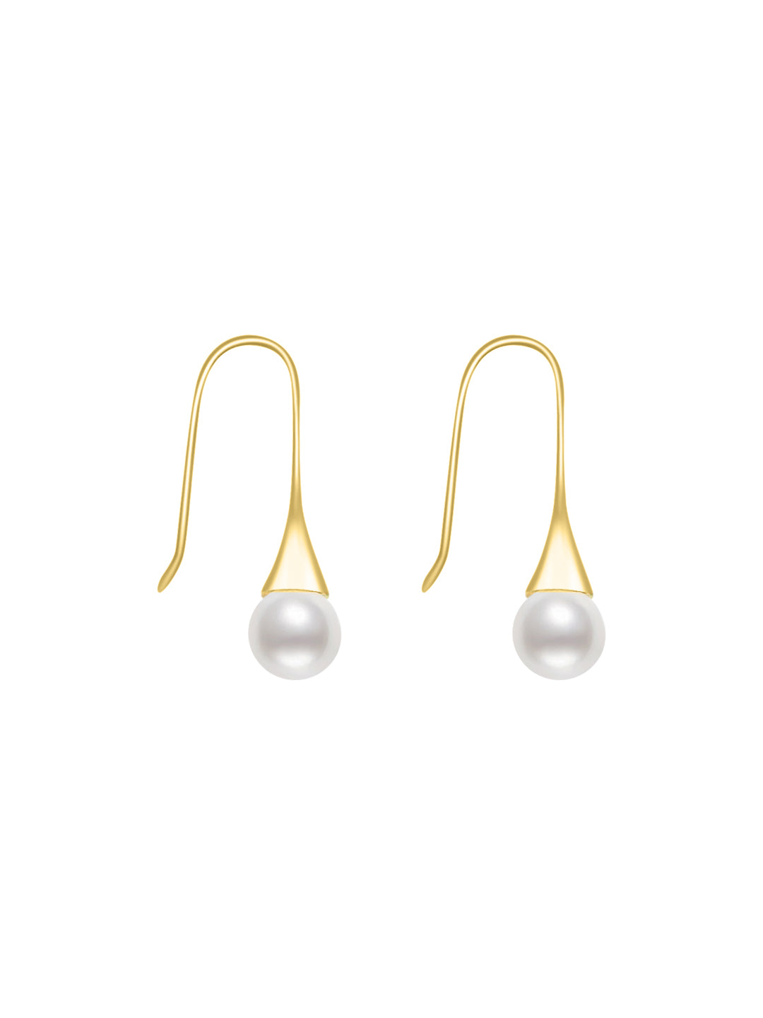 Anting-anting Mutiara Air Tawar yang Elegan WE00044