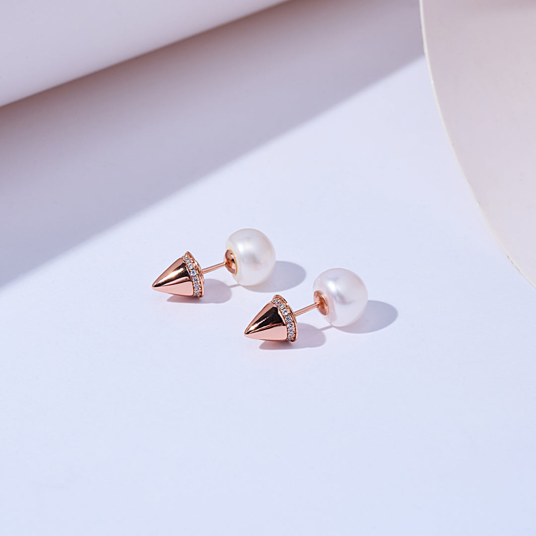 Asian Civilisations Museum Freshwater Pearl Earrings WE00052 | ACM Collection - PEARLY LUSTRE