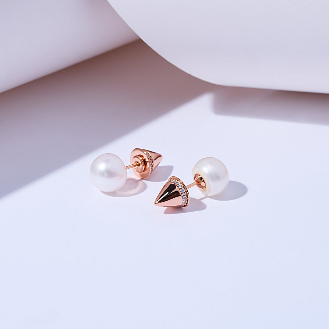 Asian Civilisations Museum Freshwater Pearl Earrings WE00052 | ACM Collection - PEARLY LUSTRE