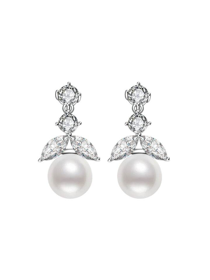 Anting-anting Mutiara Air Tawar yang Elegan WE00054