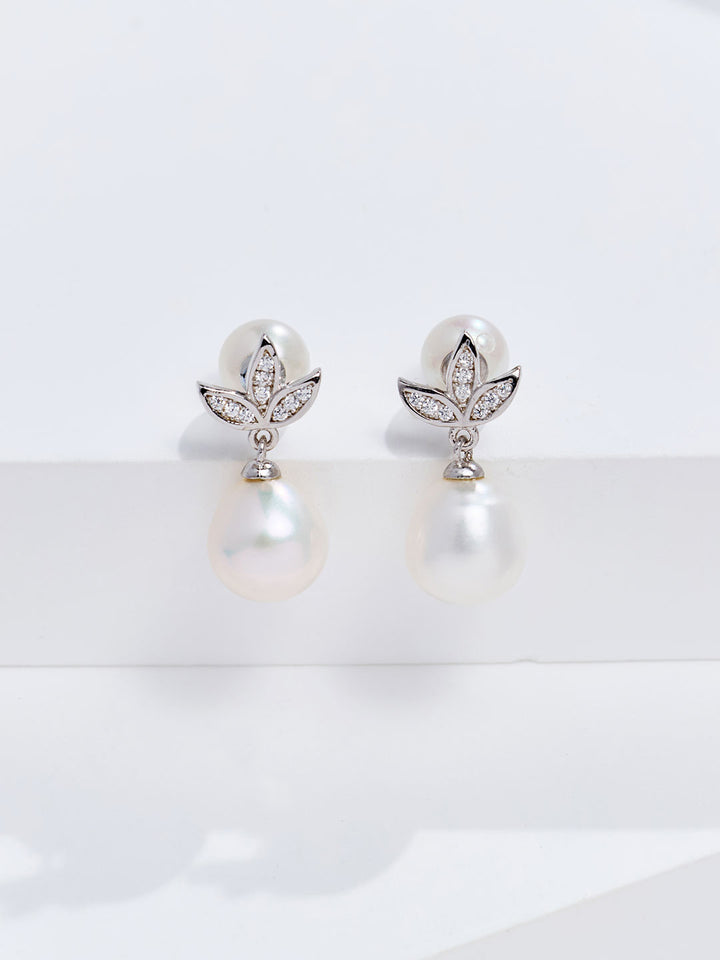 Elegant Freshwater Pearl Earrings WE00055