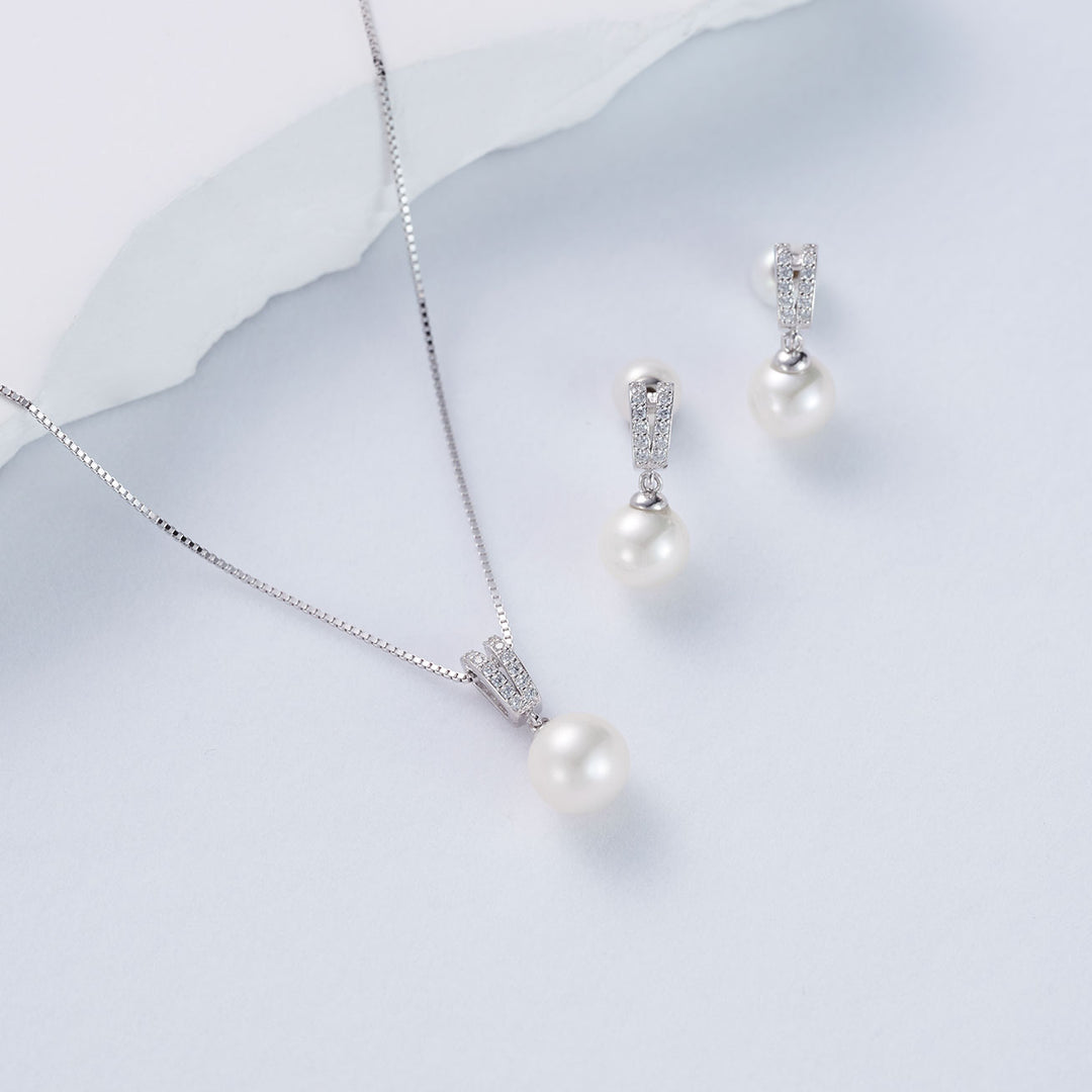 Elegant Freshwater Pearl Set WS00109 - PEARLY LUSTRE