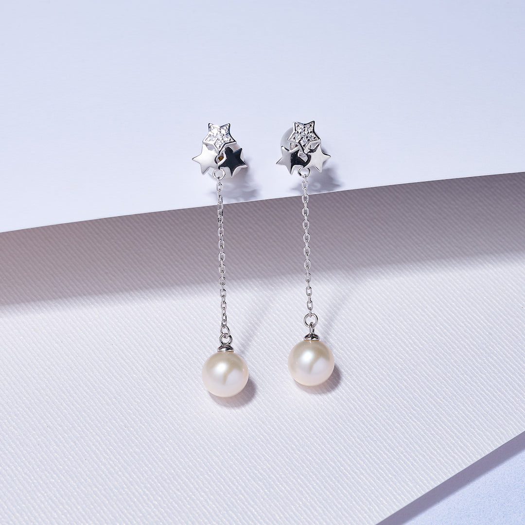 New Yorker Freshwater Pearl Earrings WE00063 | STARRY