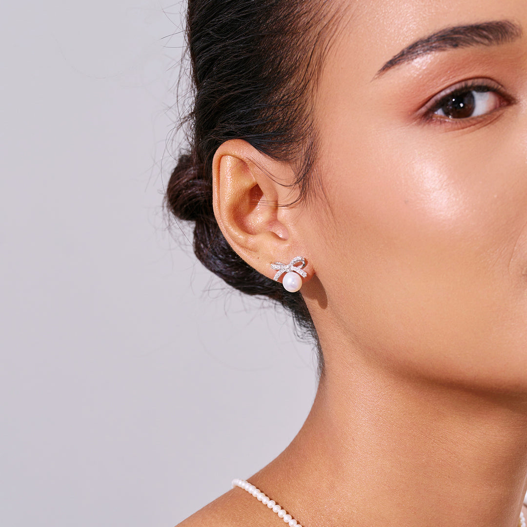 Orecchini di perle d'acqua dolce WE00064 | NASTRO