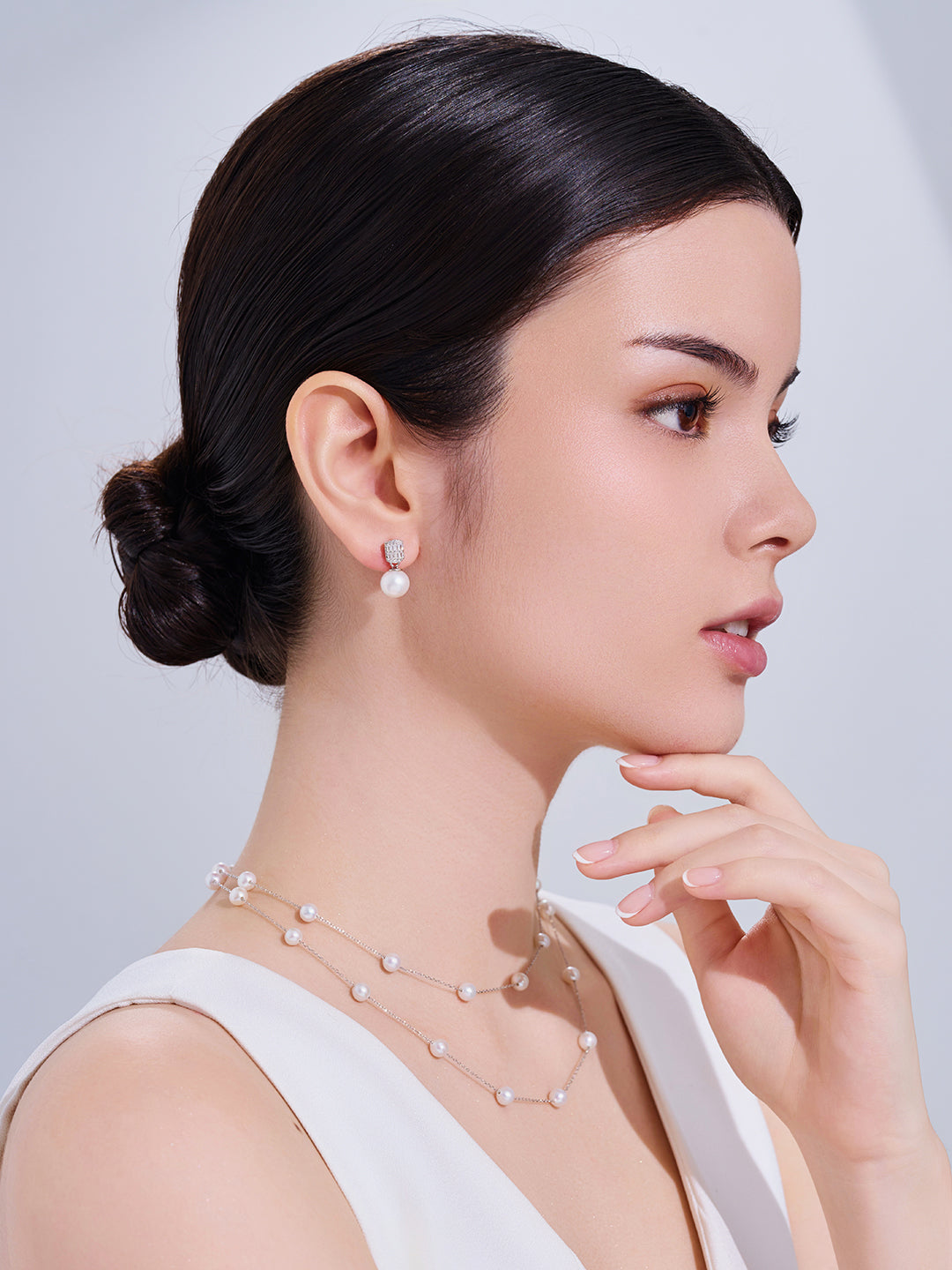 Elegant Freshwater Pearl Earrings WE00066