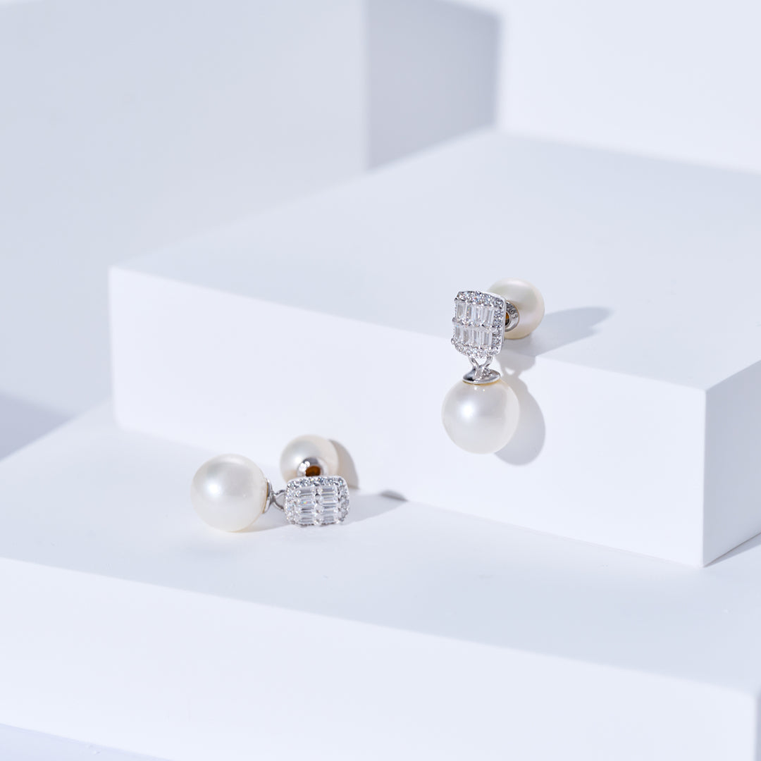 우아한 담수진주 귀걸이 WE00066