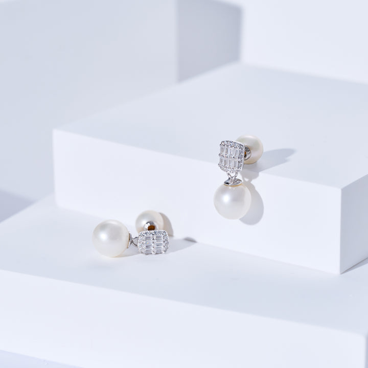 우아한 담수진주 귀걸이 WE00066