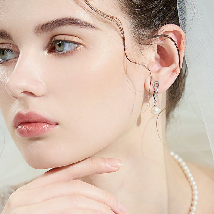 Elegant Freshwater Pearl Earrings WE00078