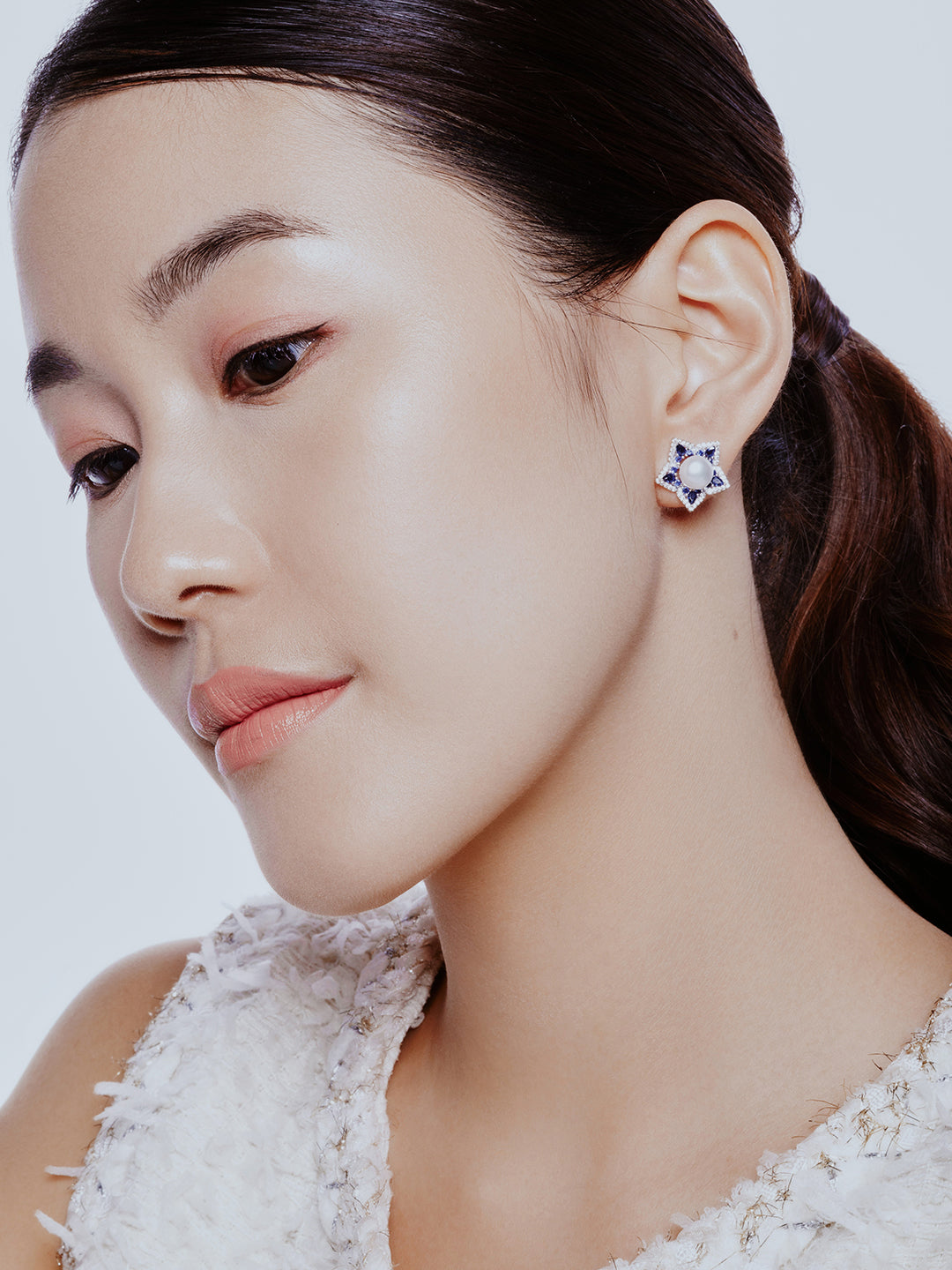Anting Mutiara Air Tawar Bintang Laut WE00085 | BINTANG LAUT