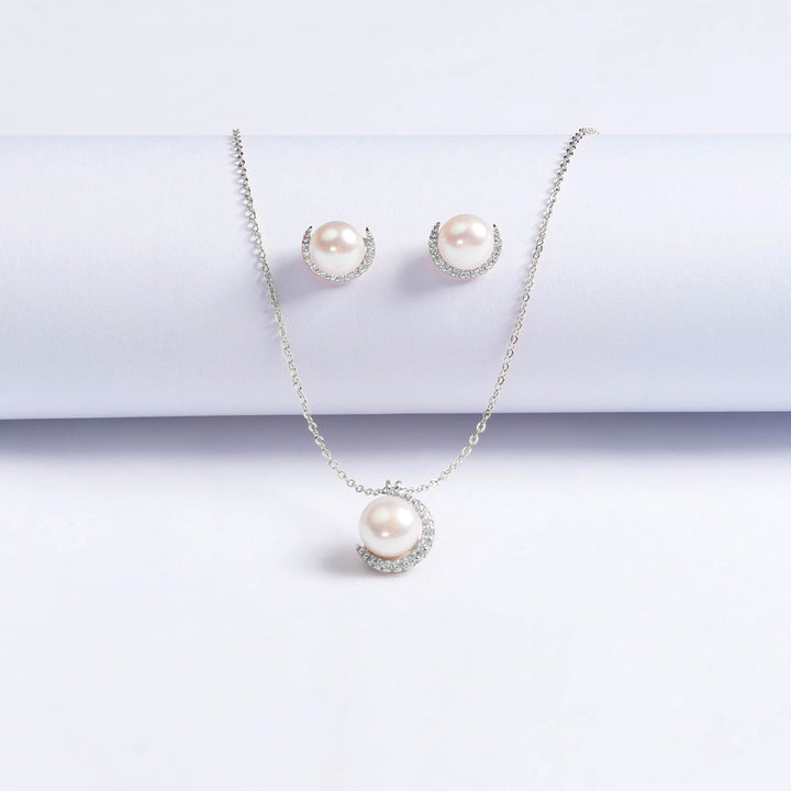 Elegant Freshwater Pearl Necklace WN00038 - PEARLY LUSTRE