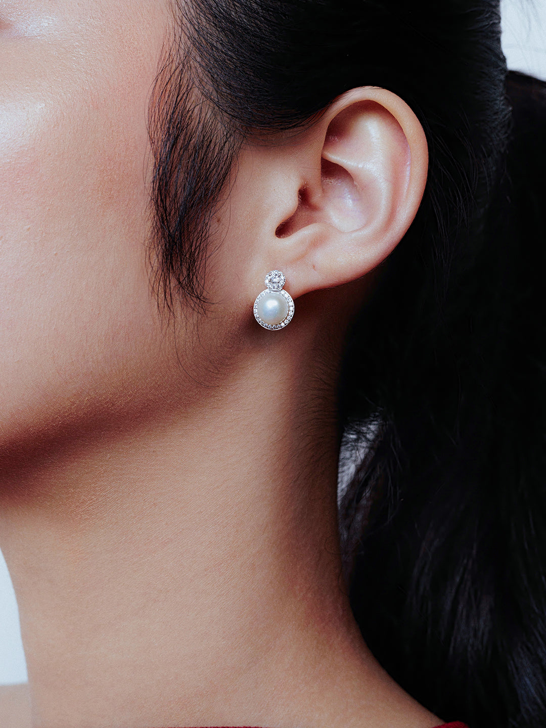 Elegant Freshwater Pearl Earrings WE00093