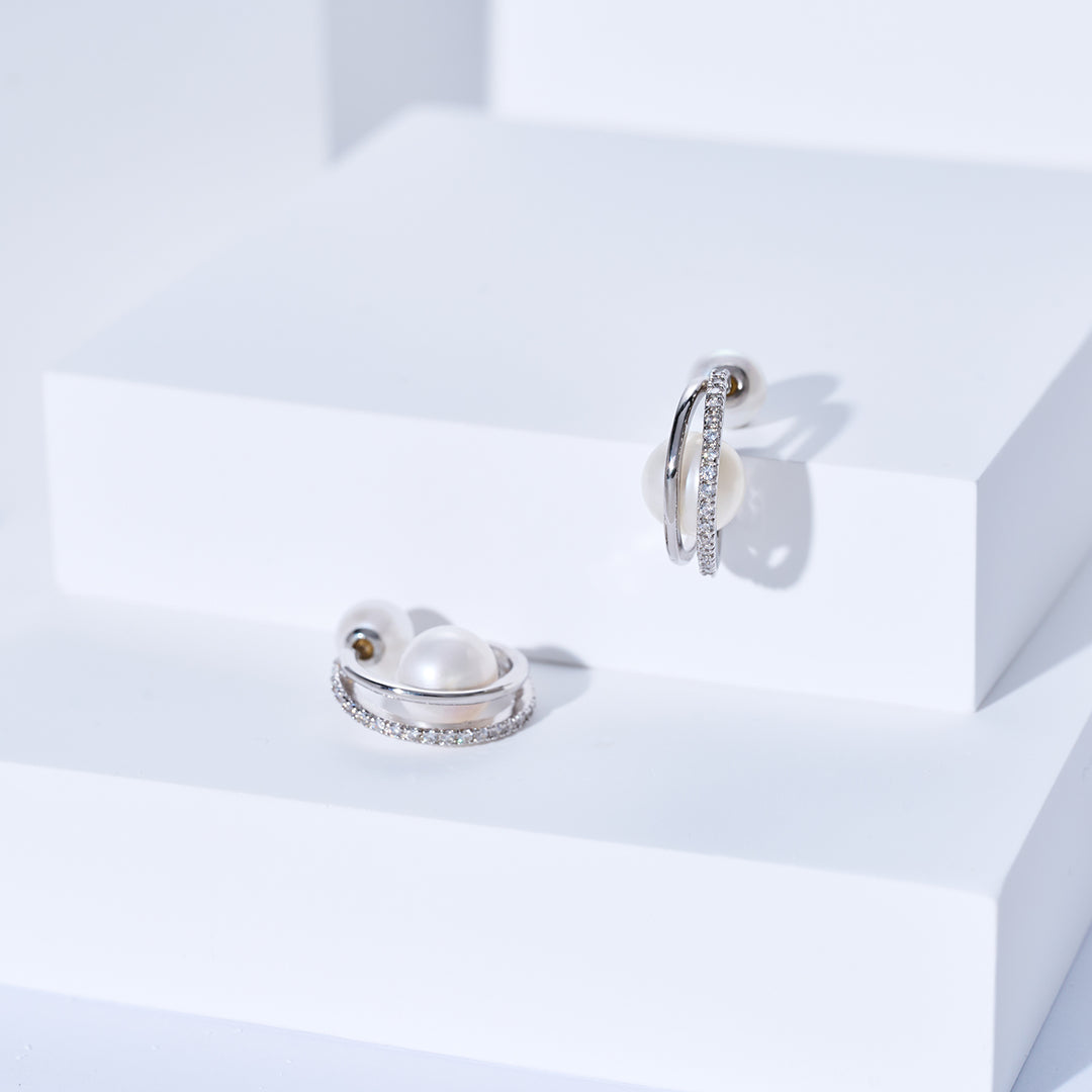 담수 진주 귀걸이 WE00102 | CONNECT