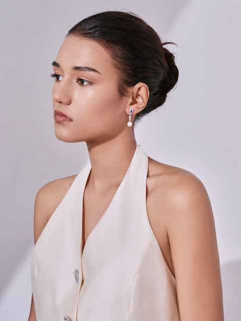 Ocean Star Freshwater Pearl Earrings WE00103 | OCEAN STAR