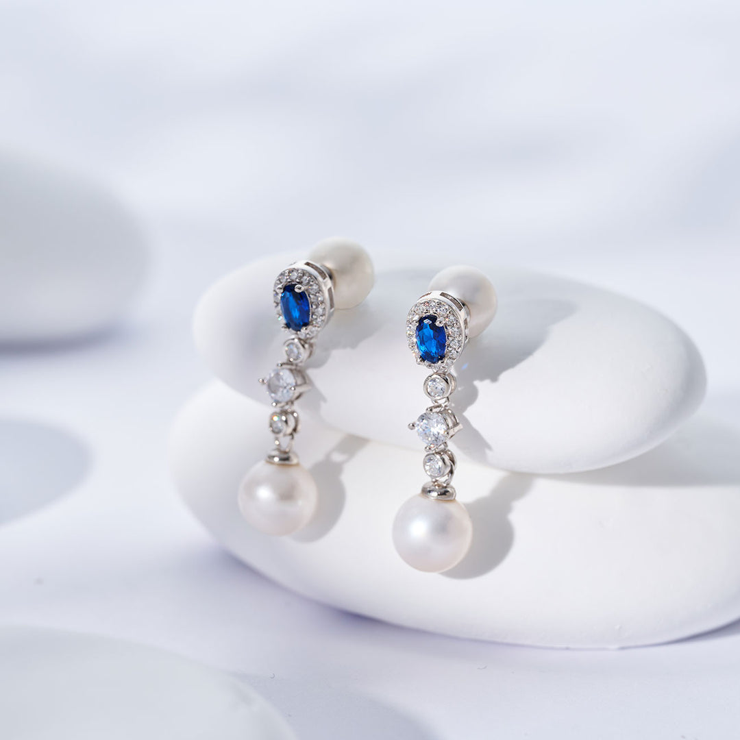 Ocean Star Süßwasserperlen-Ohrringe WE00103