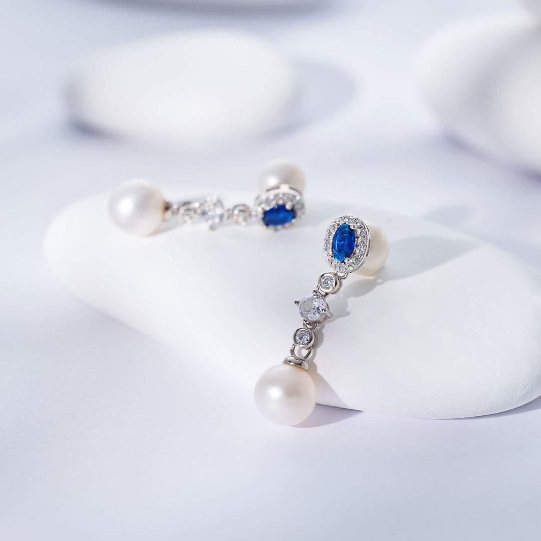 Ocean Star Süßwasserperlen-Ohrringe WE00103