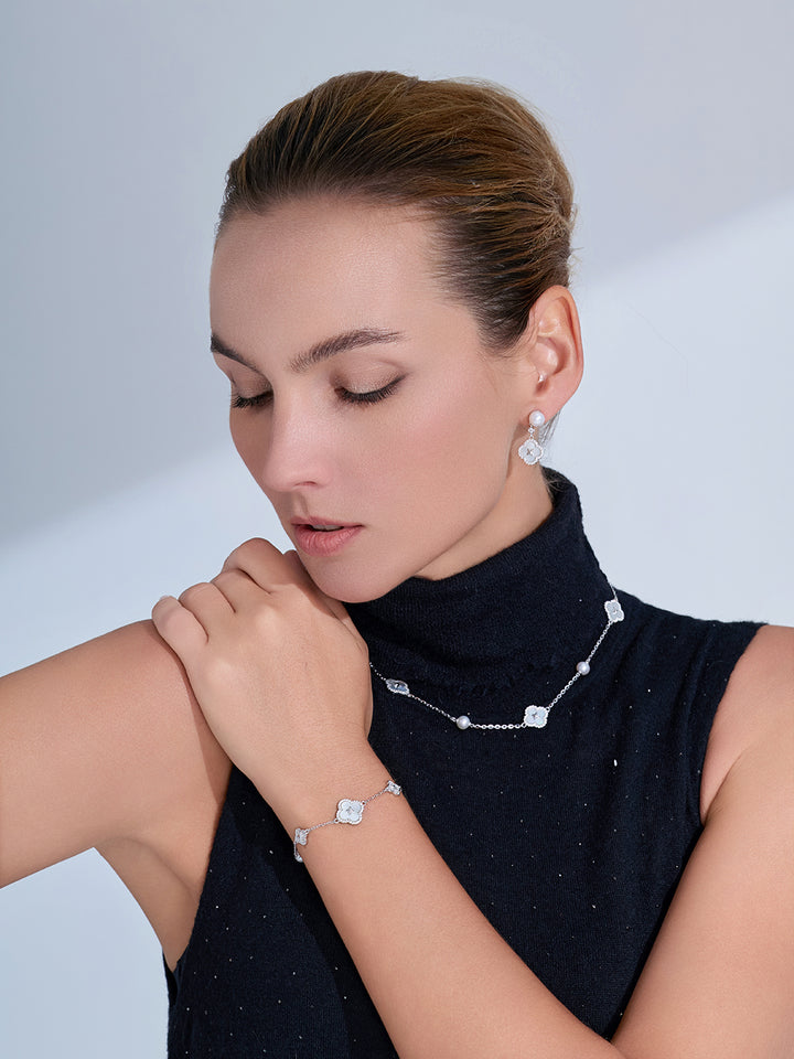 Elegant Freshwater Pearl Bracelet WB00361 | PERANAKAN