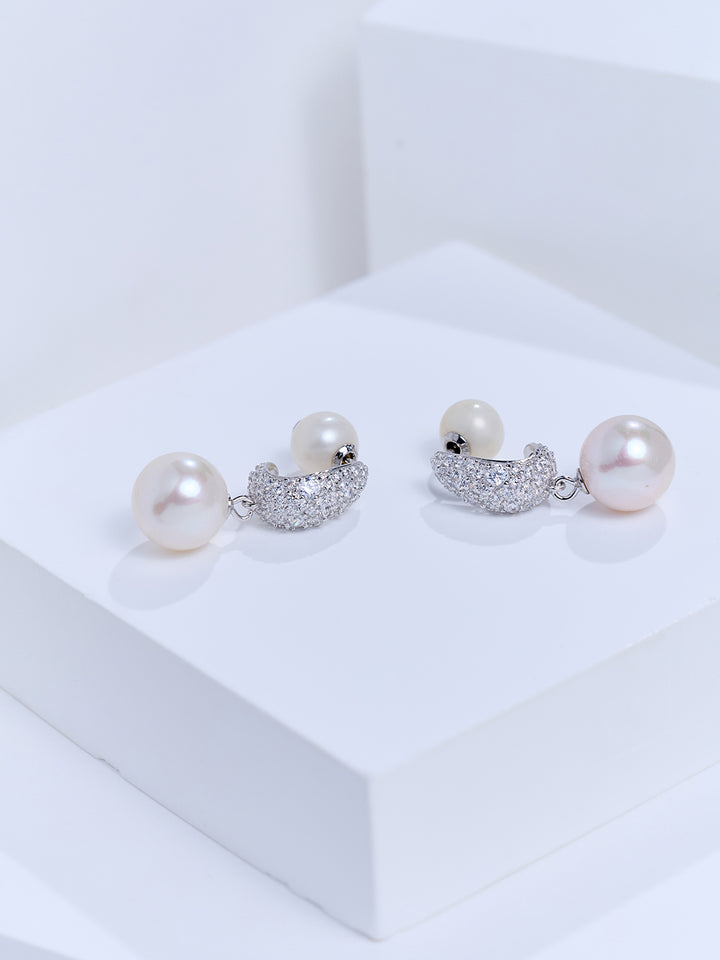 Top Lustre Edison Pearl Earrings WE01065 | SANDS