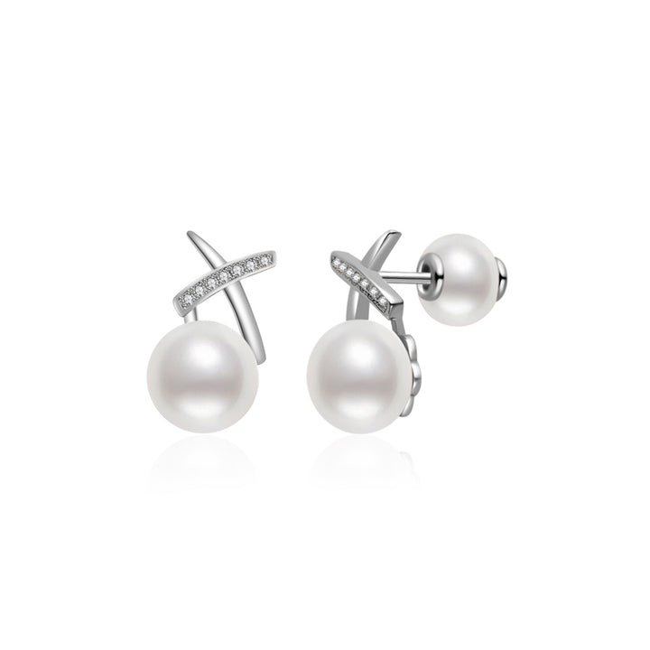 Freshwater Pearl Earrings WE00138 | X Collection