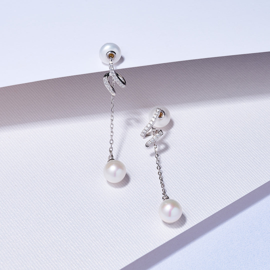 Elegant Freshwater Pearl Earrings WE00141 | S Collection