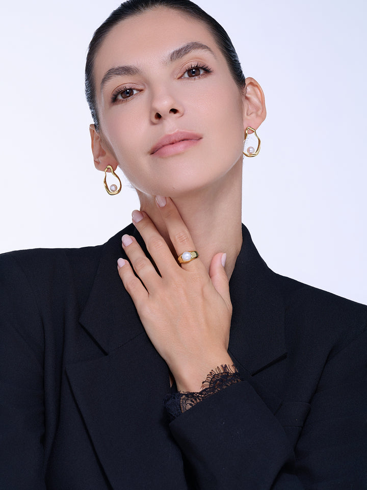 Bague en perles d&
