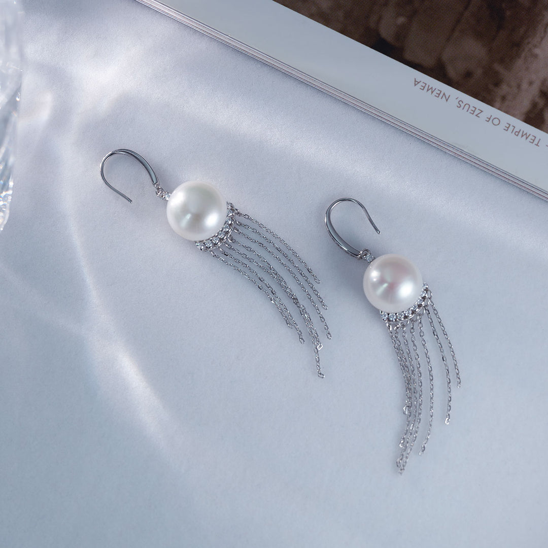 New Yorker Freshwater Pearl Earrings WE00148 - PEARLY LUSTRE