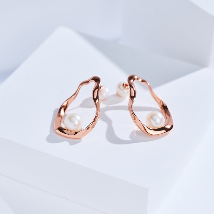 New Yorker 淡水珍珠耳环 WE00150