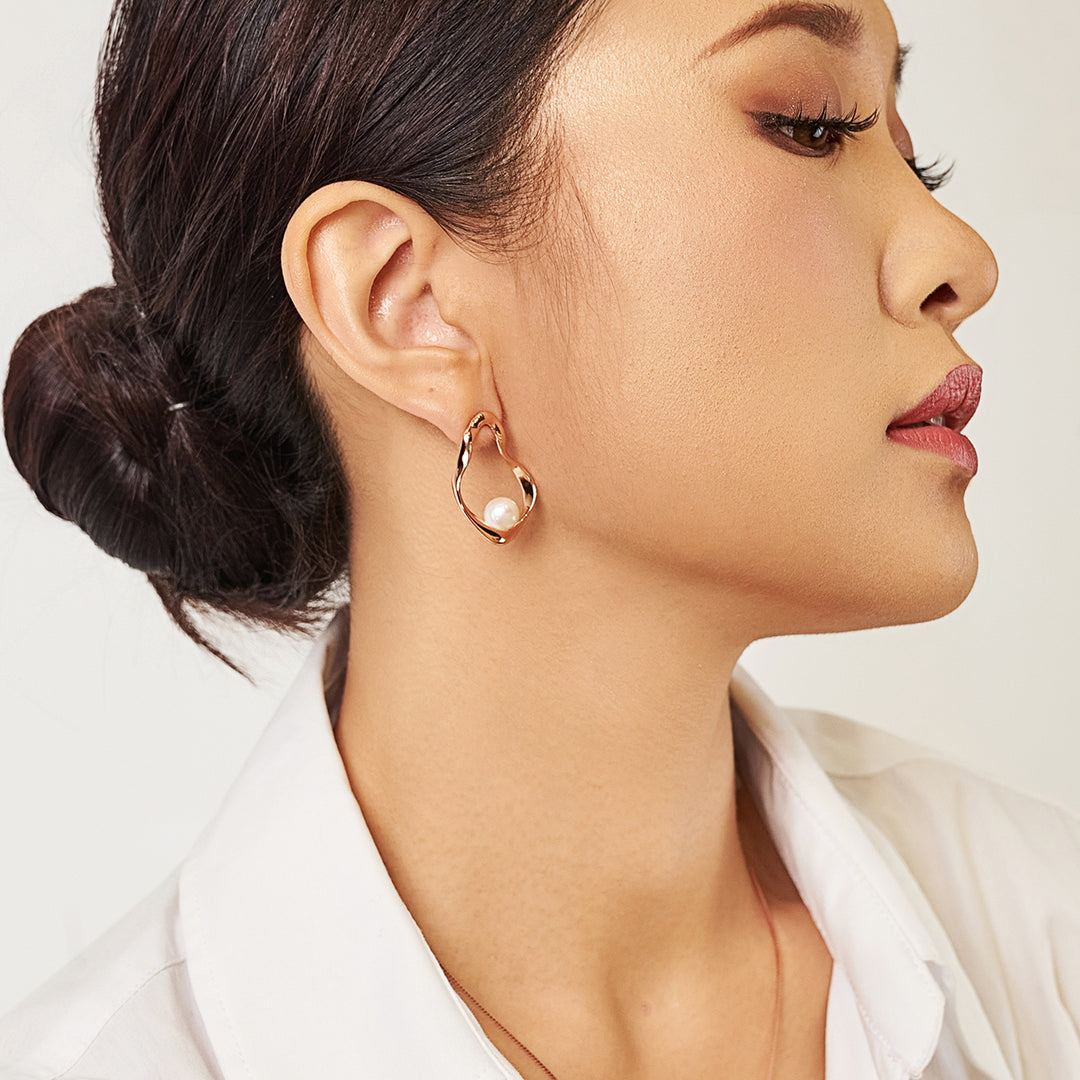 New Yorker Freshwater Pearl Earrings WE00150