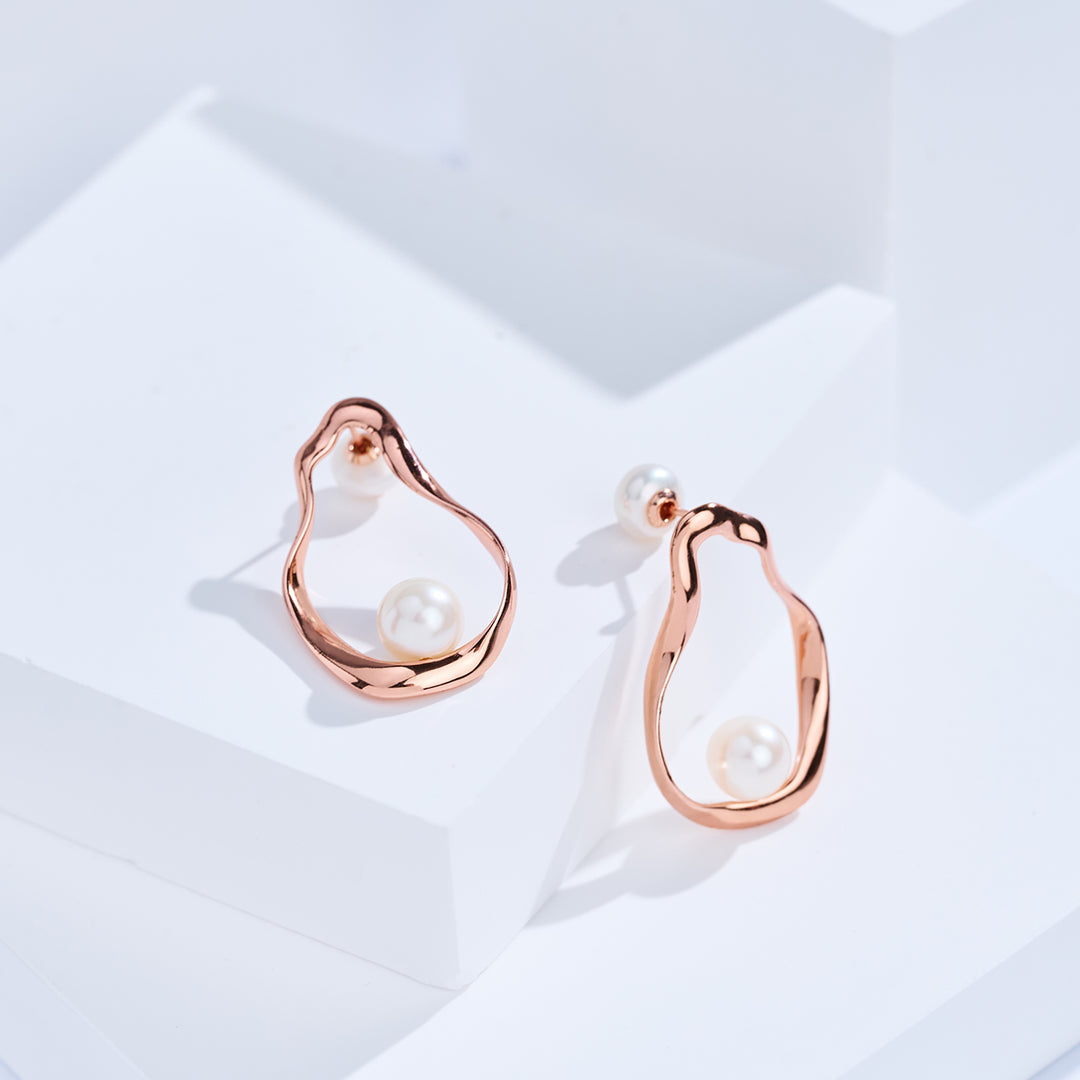 New Yorker 淡水珍珠耳环 WE00150