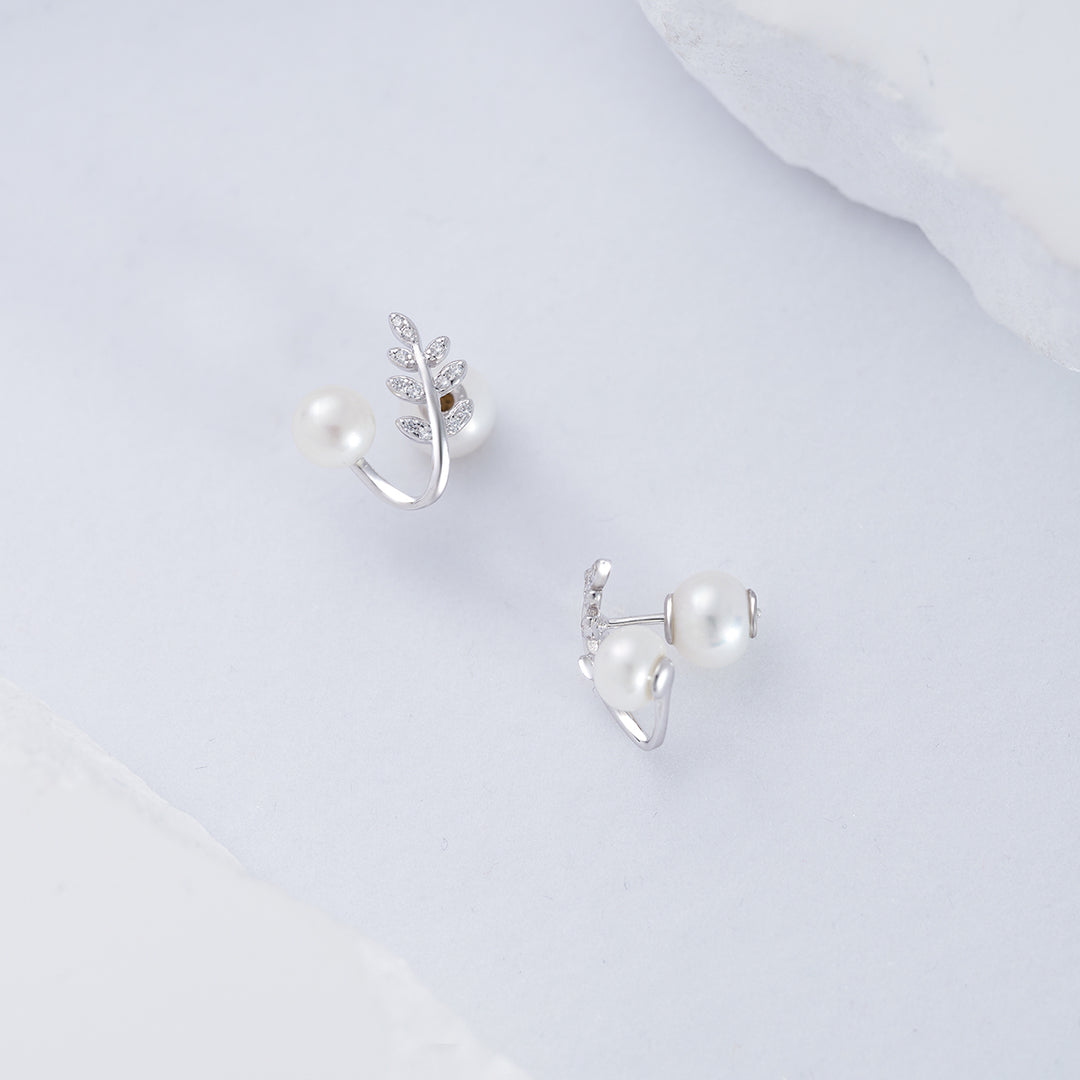 Elegant Freshwater Pearl Earrings WE00200