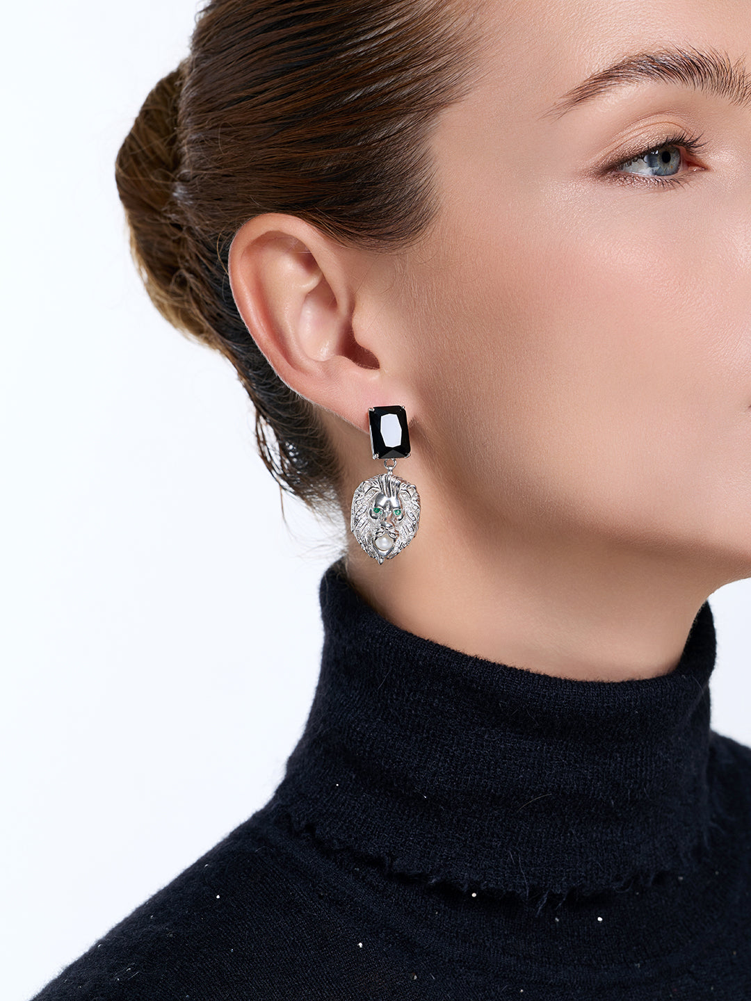 Pendientes de perla de agua dulce WE00213 | MERLION