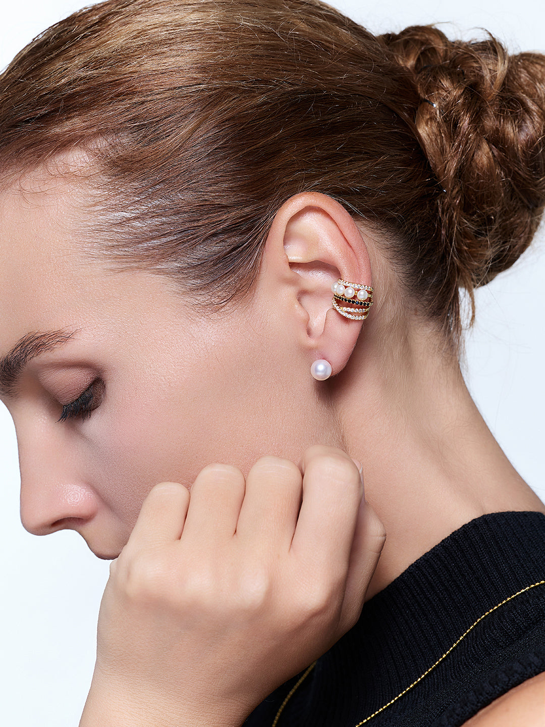Manset Anting-Anting Mutiara Air Tawar New Yorker WE00218