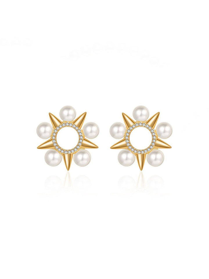 Musée des civilisations asiatiques Boucles d'oreilles en perles d'eau douce WE00224 | Collection ACM