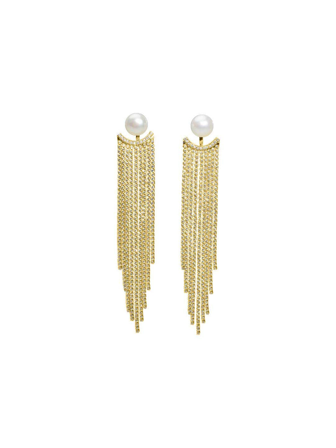 Musée des civilisations asiatiques Boucles d'oreilles en perles d'eau douce WE00227 | Collection ACM