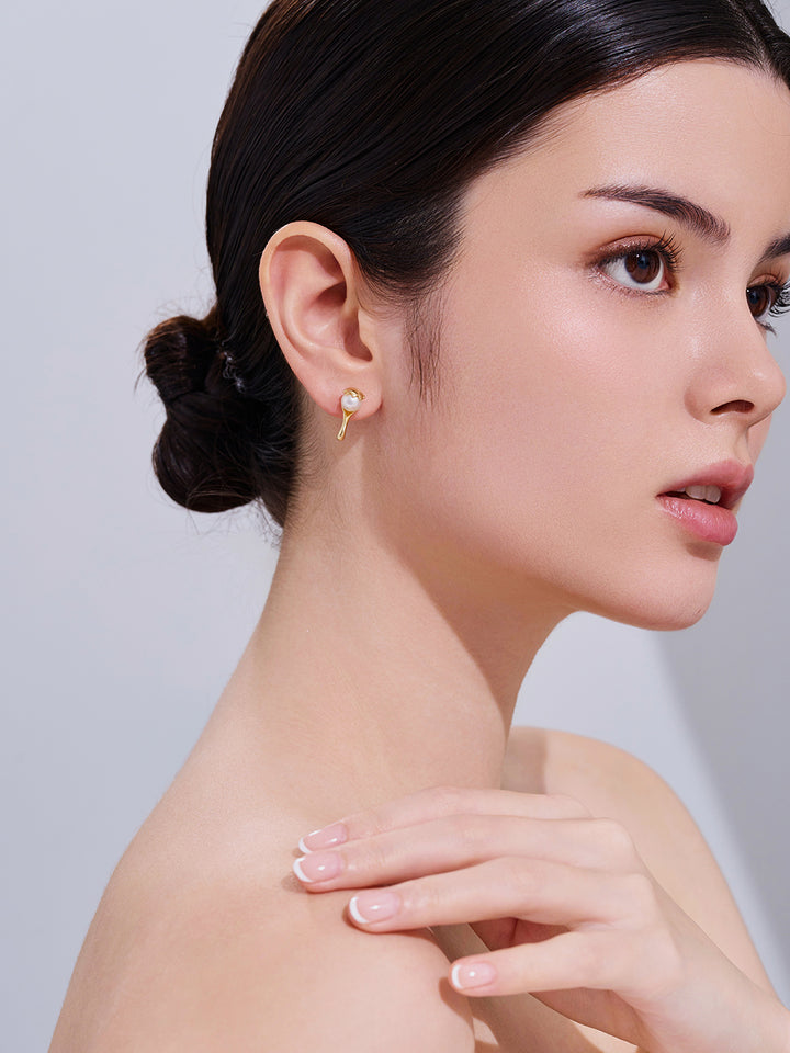 Freshwater Pearl Earrings WE00245 |FLUID