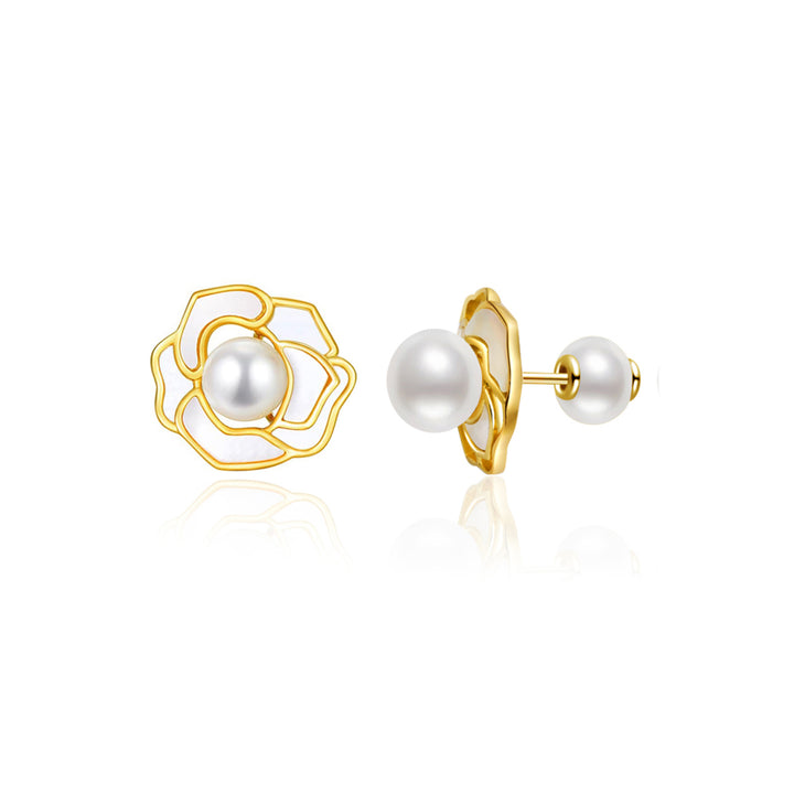 Elegant Freshwater Pearl Earrings WE00247 | GARDENS