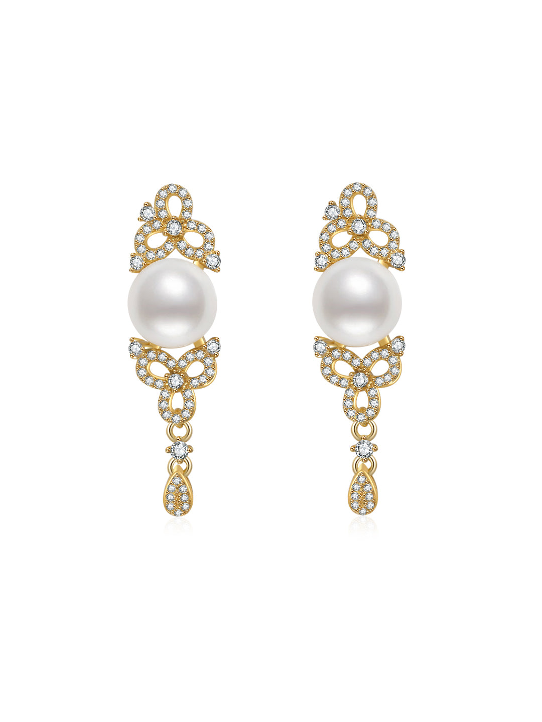 Anting-anting Mutiara Air Tawar yang Elegan WE00262