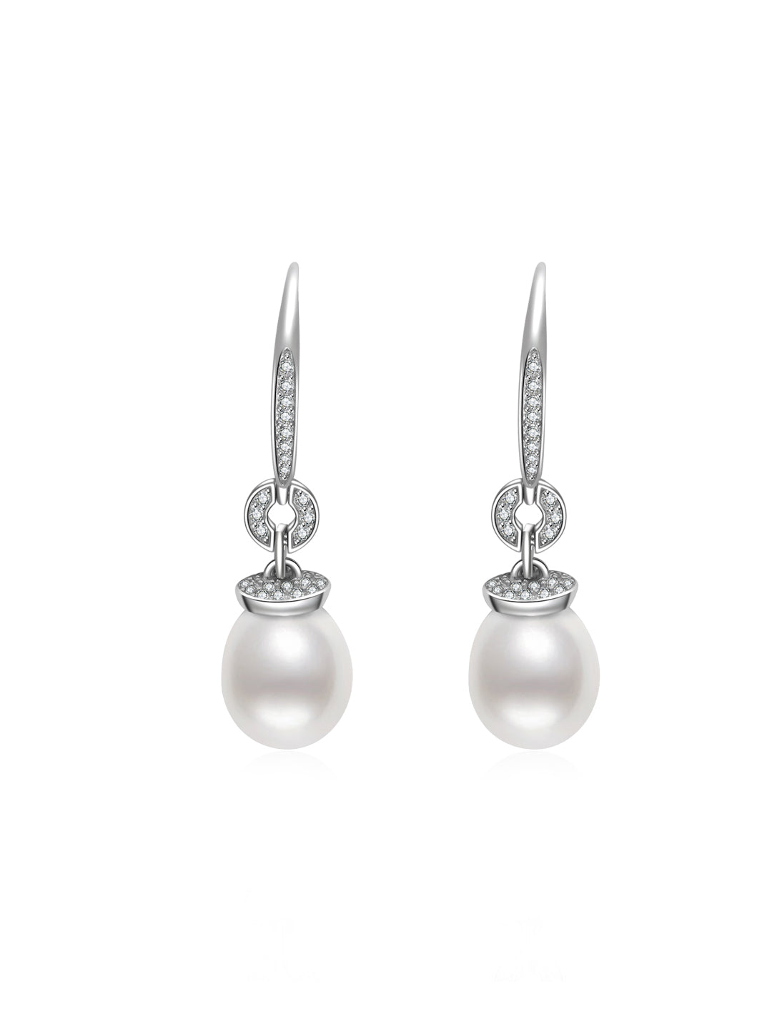 Elegant Freshwater Pearl Earrings WE00263