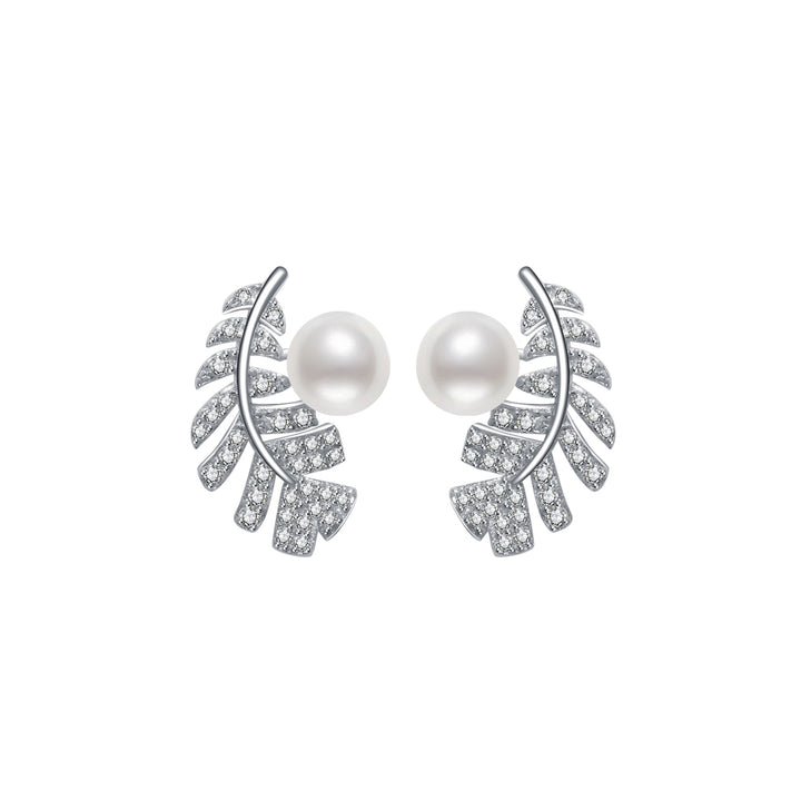Anting-anting Mutiara Air Tawar yang Elegan WE00270 | TAMAN